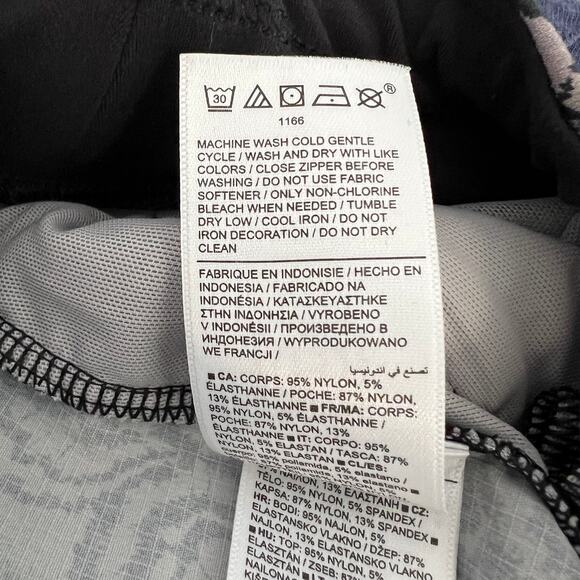 Athleta Trekkie North Jogger Pants Kinetic Abstract 533655 Women's Size 10 Black - Picture 13 of 14